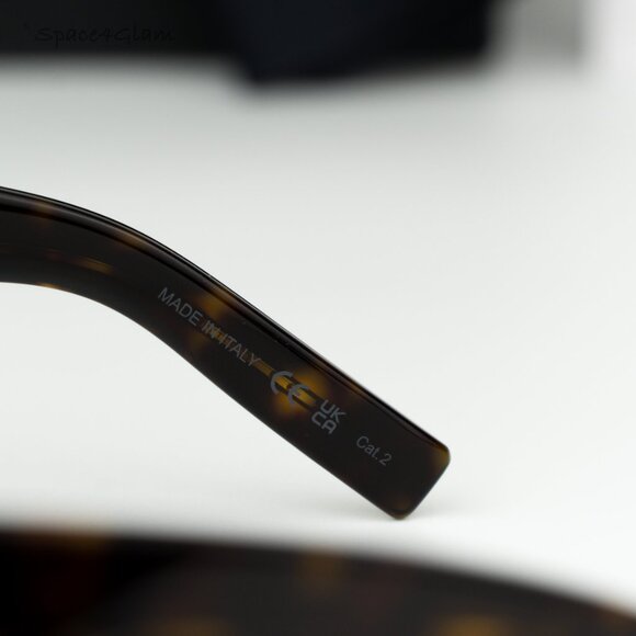 Saint Laurent Women Sunglasses Havana Green Cat Eye SLM94 008 BRAND NEW - Picture 9 of 13